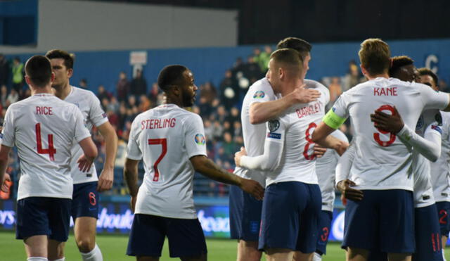 Inglaterra clasificó a Qatar 2022 tras derrotar 10-0 a San Marino. Foto: AFP