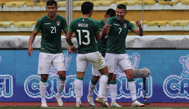 Bolivia sumó 15 puntos con esta goleada a favor. Foto: EFE