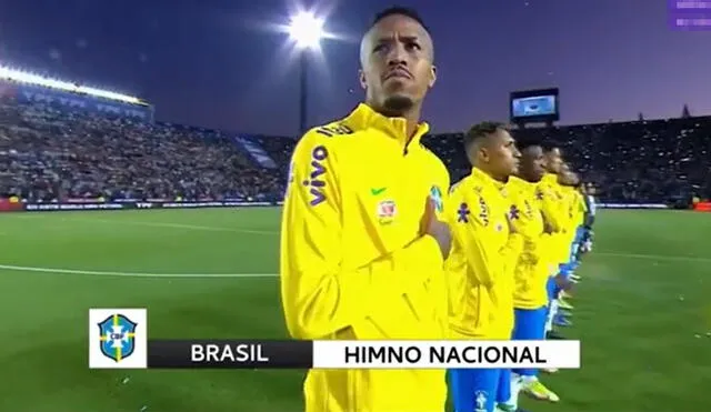 Los hinchas argentinos silbaron el himno nacional de Brasil en la antesala del superclásico sudamericano. Foto: captura de Latina