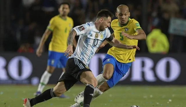 Lionel Messi jugó todo el encuentro en el empate 0-0 ante Brasil. Foto: EFE.