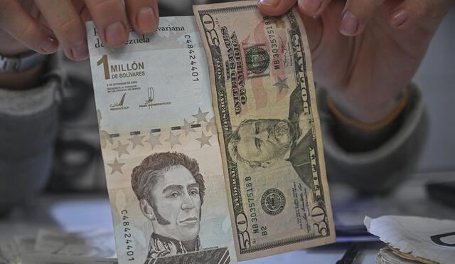 La tasa paralela se encuentra por encima del valor que establece el Banco Central de Venezuela al dólar estadounidense. Foto: AFP