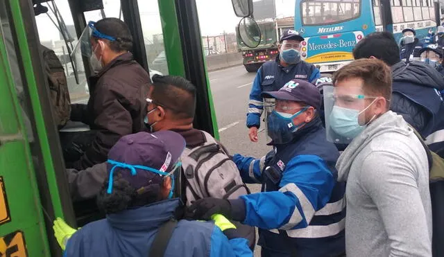 ATU supervisa los paraderos con mayor afluencia en Lima. Foto: Jessica Merino / URPI-LR