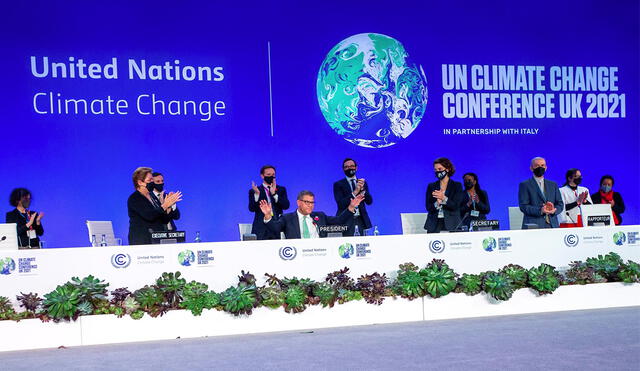 La cumbre por el cambio climático se desarrollo del 31 de octubre al 12 de noviembre de este año. Foto: EFE