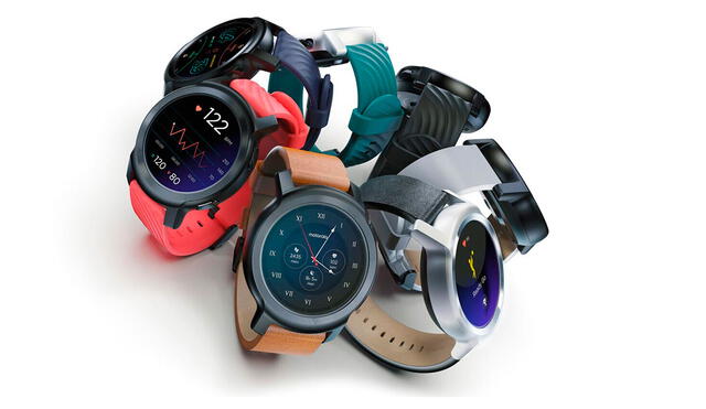 Las correas del Moto Watch 100 son intercambiables. Foto: Motorola