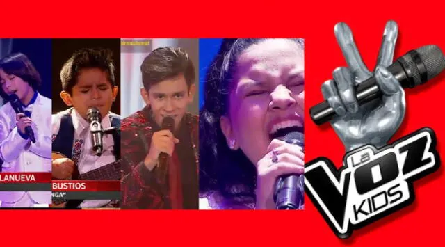 Los cuatro finalistas de La voz kids 2021