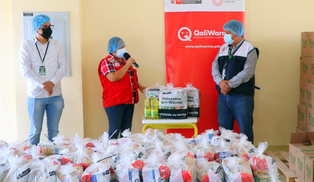 El almacenamiento y distribución fue supervisado por el alcalde. Foto: Municipalidad de Paita