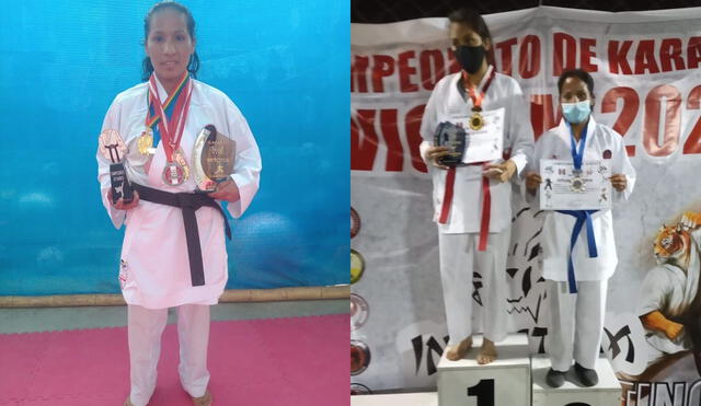 La karateca Verónica Anapán clasificó al campeonato nacional de karate. Foto: GLR