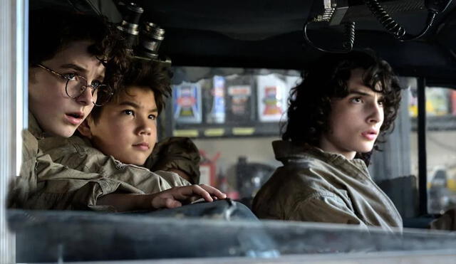 La nueva entrega de Ghostbusters trae al joven actor Finn Wolfhard, protagonista de la aclamada serie de Netflix Stranger things. Foto: Columbia Pictures