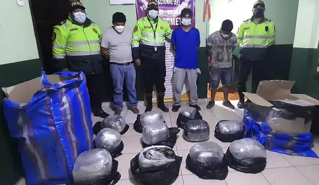 Labor de inteligencia de la PNP permitió dar este golpe al tráfico de drogas. Foto: Noticias Digital Áncash