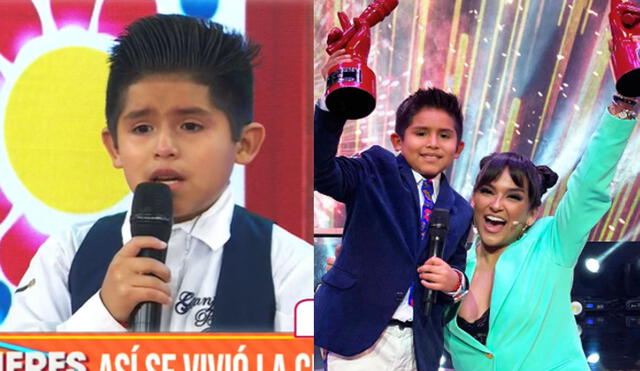 Gianfranco Bustíos fue parte del equipo de Daniela Darcourt en La voz kids. Foto: captura Latina / Instagram