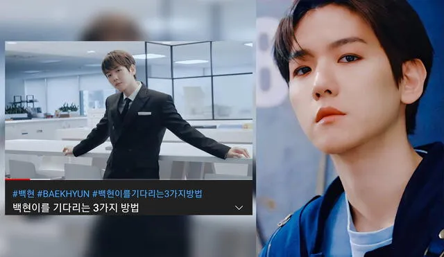 Baekhyun se había comprometido a lanzar videos los días 17 de cada mes. Foto: composición La República/YouTube/SM