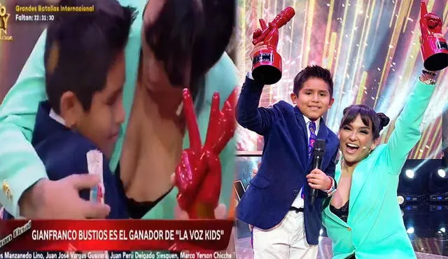 La voz kids 2021 tuvo como ganador a Gianfranco Bustios. Foto: captura Latina / Instagram