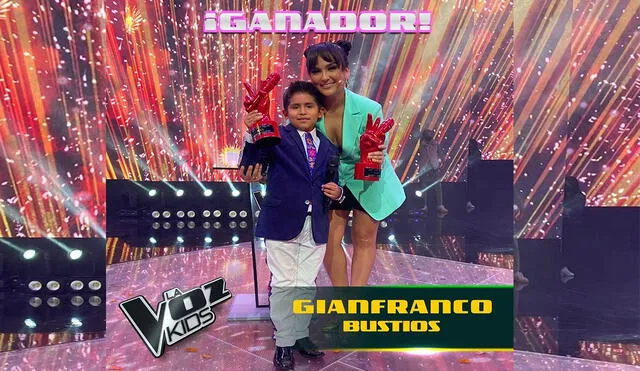 Gianfranco Bustíos dedicó la canción "Mamacha de las mercedes" a Inti Sotelo y Bryan Pintado. Foto: Instagram/La voz kids