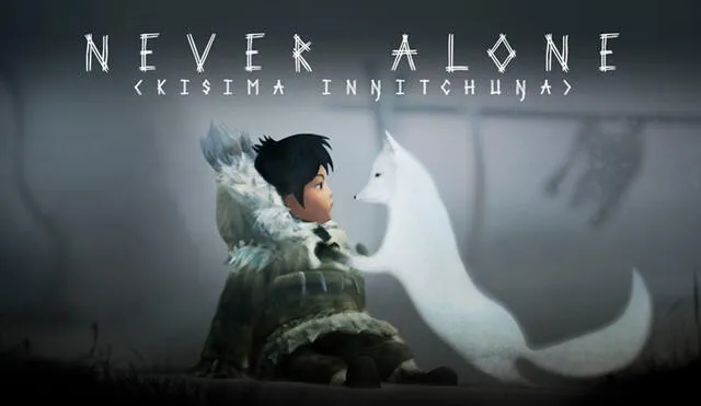 Never Alone es un videojuego basado en una leyenda de Alaska en el que el Nuna y su zorro Fox deberán encontrar el origen de una ventisca que amenaza a los habitantes. Foto: Never Alone