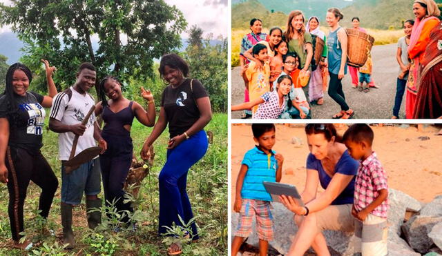 Recuerda que un voluntariado extranjero no solo ayuda y beneficia a una comunidad, sino que también, enriquece al voluntario como persona. Foto: Composición LR