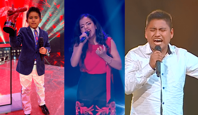 Gianfranco Bustios, Luz Merly y Jhon Andía audicionaron con La flor de retama. Foto: Capturas Youtube