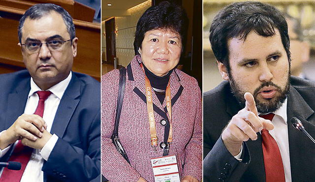 Elegidos. Carlos Oliva, Inés Choy y Diego Macera deberán jurar ante el Poder Judicial. Foto: composición LR