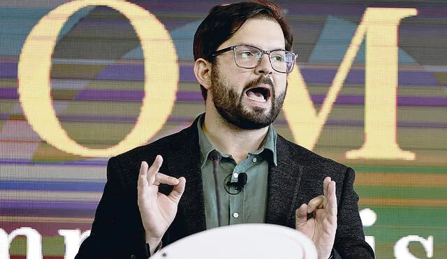 A segunda vuelta. Gabriel Boric es uno de los fijos para pasar a la segunda vuelta electoral. Foto: EFE