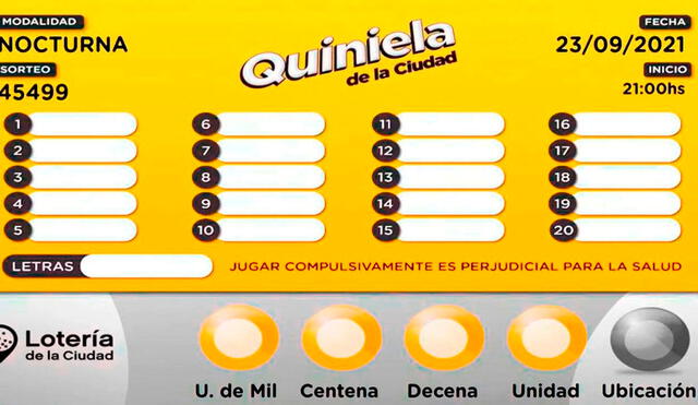 Quiniela EN VIVO, HOY 26 de noviembre: Resultados de la Quiniela Nacional y  Provincia de hoy, Argentina, Quiniela ONLINE, Quiniela de hoy todas las  cabezas, Lrtm, Argentina