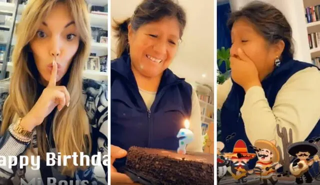 Jessica Newton celebró el cumpleaños de su nana Rosa. Foto: Jessica Newton / Instagram