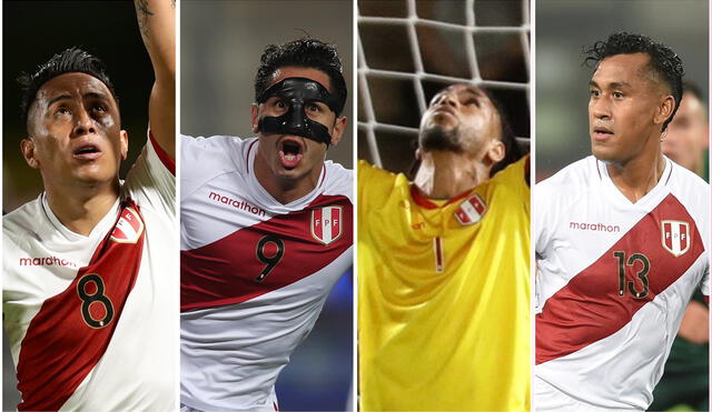 Los cuatro jugadores fueron claves en los triunfos de la Bicolor. Foto: composición/ EFE