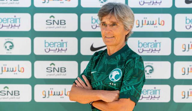 "Me siento privilegiada de dirigir la primera selección nacional femenina de Arabia Saudita”, declaró la seleccionadora. Foto: EFE