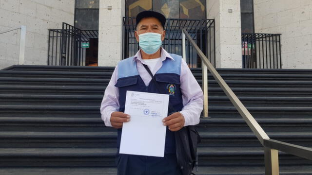 Padre de víctima llegó a Arequipa en busca de justicia. Foto: URPI/Alexis Choque