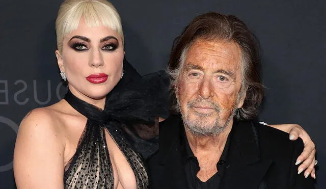 En House of Gucci, Lady Gaga interpreta a Patrizia Reggiani y Al Pacino a Aldo Gucci. Foto: Lady Gaga fans/Instagram