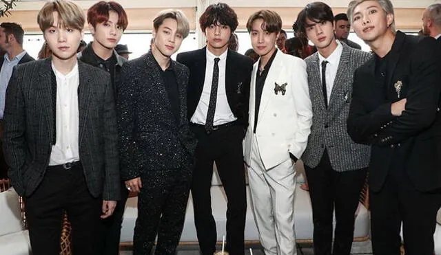 Suga, Jungkook, Jimin, V, J-Hope, Jin y RM en evento de Variety del 2019. Foto: Variety