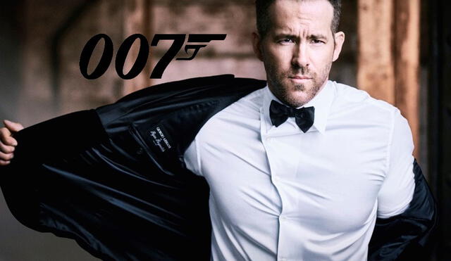 Ryan Reynolds se suma a la lista de los que desean ser James Bond. Foto: composición/Giorgio Armani Beauty