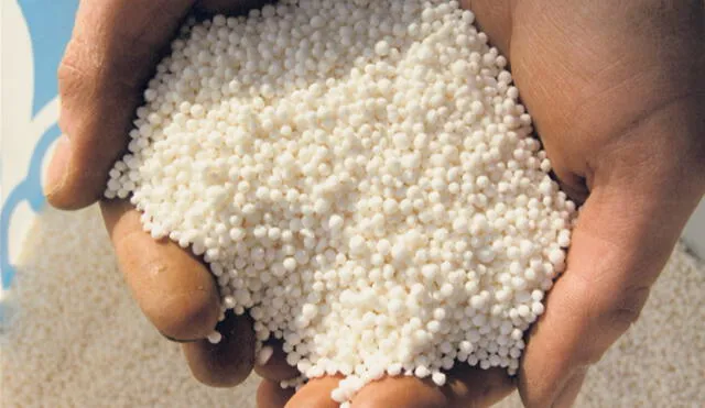 Bono. Medida del Midagri busca entregar una subvención a unos 150.000 agricultores para la compra de fertilizantes, como la urea. Foto: difusión