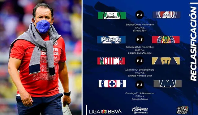 Reynoso intentará clasificar a la fase final con los cementeros. Foto: composición/ Cruz Azul Fútbol Club/ Liga BBVA MX