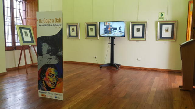 Muestra se exhibe en el en el Centro de Artes de la UCSP. Foto: URPI/Wilder Pari