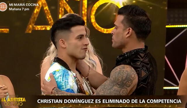 Elías Montalvo vs. Christian Domínguez. Foto: captura de América TV