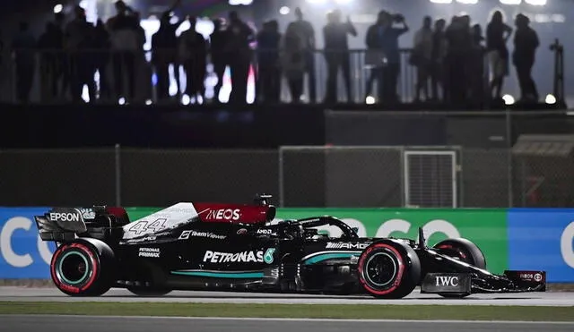 Lewis Hamilton partirá primero en el GP de Qatar. Foto: EFE