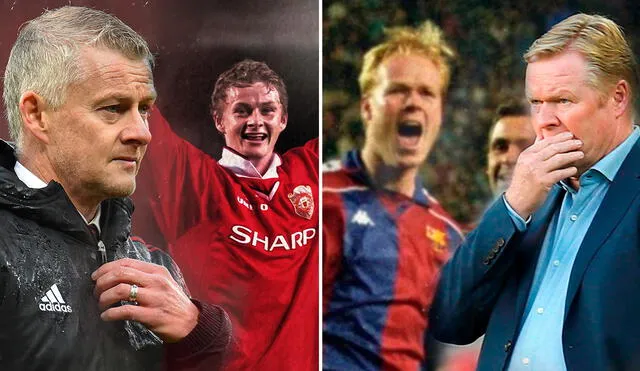 Ambos entraron como jugadores en la historia de sus clubes al ganar la Champions League. Foto: composición/ EFE/ Manchester United/ Andina