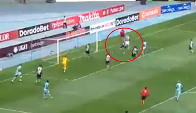 Alianza Lima está adelante en el marcador con gol de Barcos. Foto: captura Gol Perú