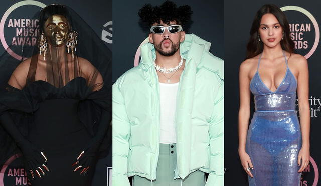 Conoce a los famosos que destacaron por sus looks en la alfombra roja de los American Music Awards 202. Foto: Instagram/AMAS