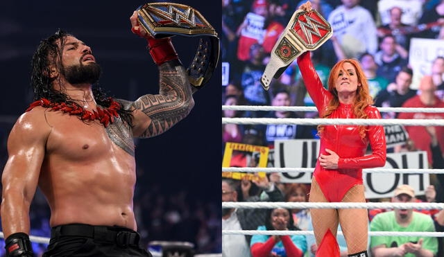 Roman Reigns y Becky Lynch ganaron en WWE Survivor Series 2021. Foto: composición/WWE