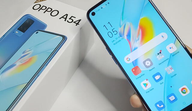 El Oppo A54 está disponible en dos colores. Foto: Juan José López Cuya / La República