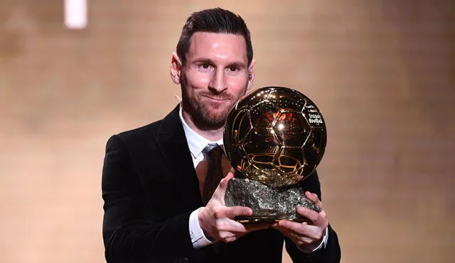 Lionel Messi posee seis balones de oro y es el futbolista más galardonado de la ceremonia. Foto: AFP