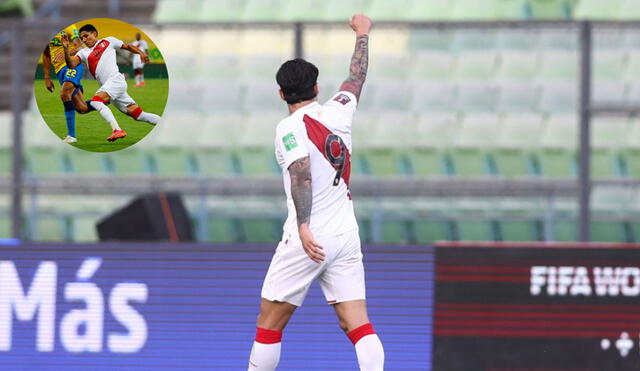 Gianluca Lapadula suma cinco goles con la selección peruana. Foto: composición selección peruana/EFE