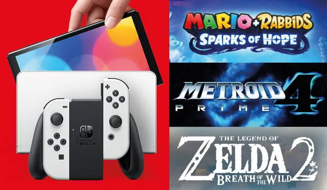 La Switch buscará revolucionar los videojuegos del 2022 con una selecta lista de títulos exclusivos. Foto: composición LR/ Nintendo