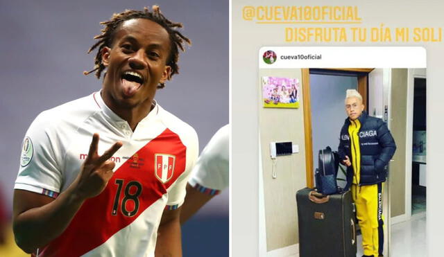 André Carrillo y Christian Cueva juegan en la misma liga (Arabia Saudita). Foto: composición EFE/Instagram