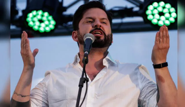 Gabriel Boric, candidato presidencial, prometió entregarle “certeza y tranquilidad a todos los barrios” como prioridad en un eventual Gobierno suyo. Foto: EFE