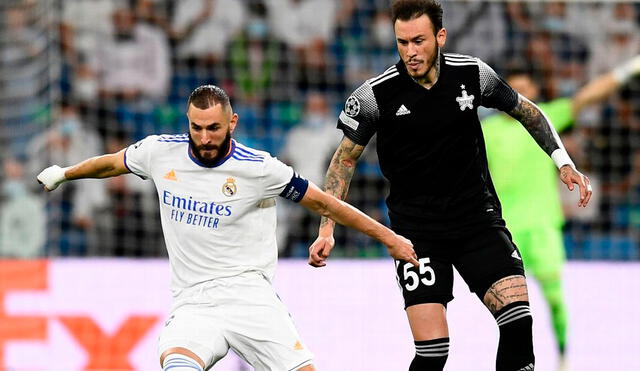 Gustavo Dulanto ante el Real Madrid en el Santiago Bernabéu. Foto: ESPN