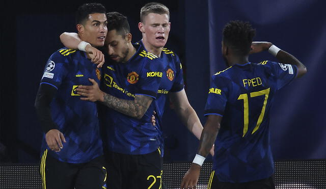 Manchester United le ganó los dos partidos al Villarreal de la fase de grupos. Foto: AFP