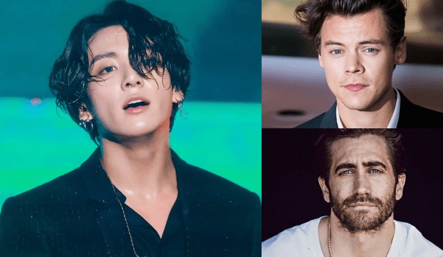 Jungkook de BTS es proclamado como parte de 'los hombres más sexys del mundo' junto a Harry Styles, Jake Gyllenhaal y más estrellas internacionales. Foto: composición/La República/Pinterest