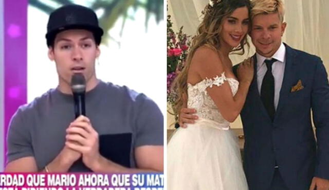 Korina Rivadeneira y Mario Hart volverán a casarse luego que su matrimonio sea anulado. Foto: captura América/Instagram