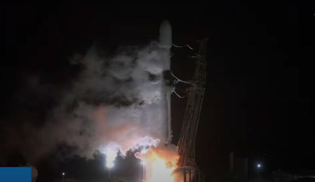 Despegue de la misión DART de la NASA a bordo de un cohete de SpaceX. El objetivo es desviar el asteroide Dimorphos. Foto: NASA
